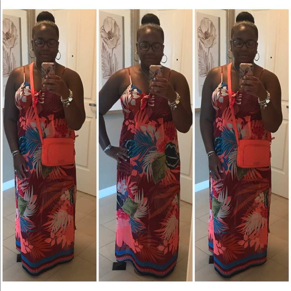 Express floral print dress. Worn just this once